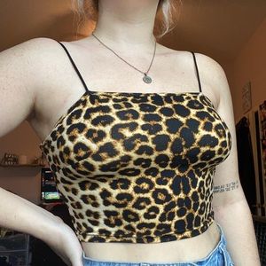 Cheetah tank top